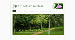 Desktop Screenshot of belizebotanic.org